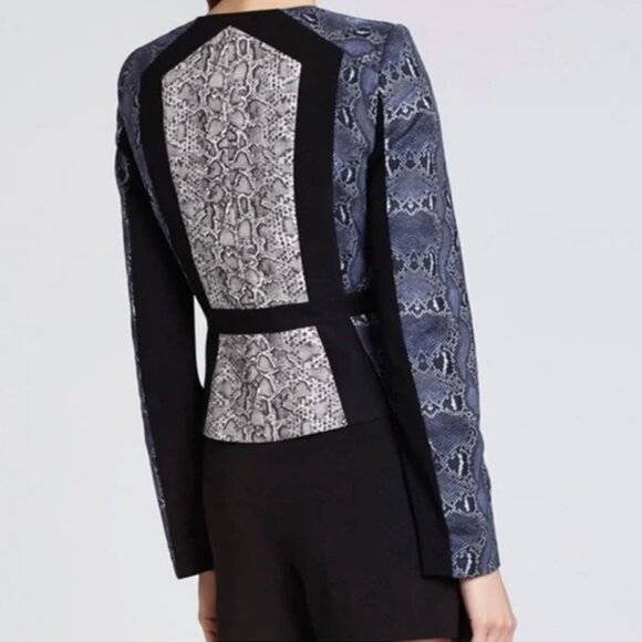 BCBGMaxAzria S Edward Snakeskin Jacket - Picture 2 of 7